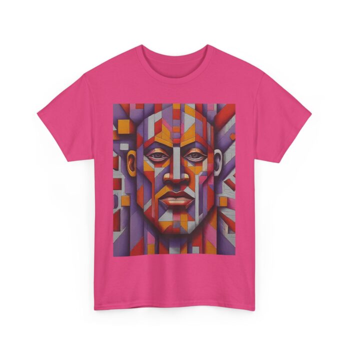 Colorful Abstract Art Tee - Unisex Heavy Cotton Shirt, Graphic Tee, Artistic Apparel, Casual Wear, Unique Gift for Art Lovers - Image 2