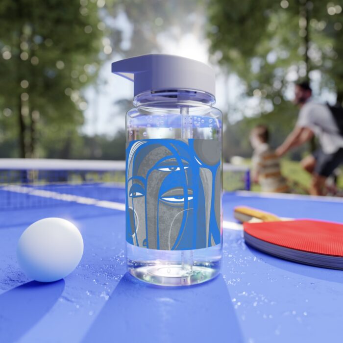 Stylish Tritan Water Bottle with Abstract Art Design | Eco-Friendly, Reusable, Hydration Essential, Fitness Gift, Unique Daily Use - Image 3