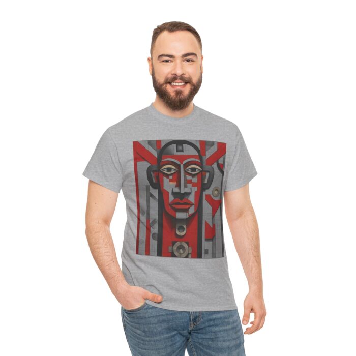Artistic Unisex Heavy Cotton Tee - Graphic T-Shirt for Art Lovers, Gift for Him, Gift for Her, Casual Wear, Unique Design, Statement Piece - Image 7