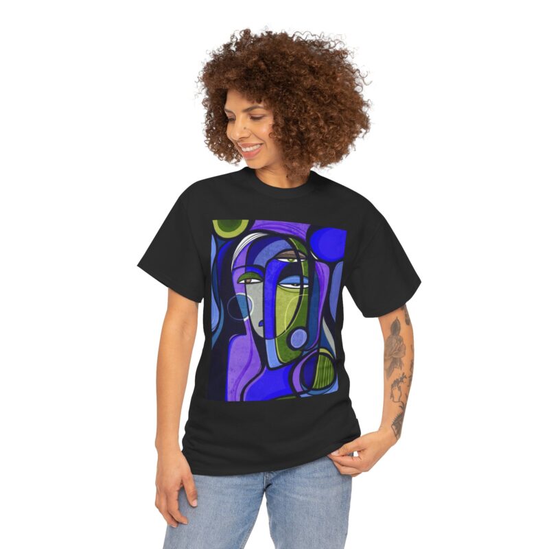 Artistic Unisex Cotton Tee - Unique Graphic Shirt, Casual Wear, Gift for Art Lovers, Trendy Summer Top, Birthday Present