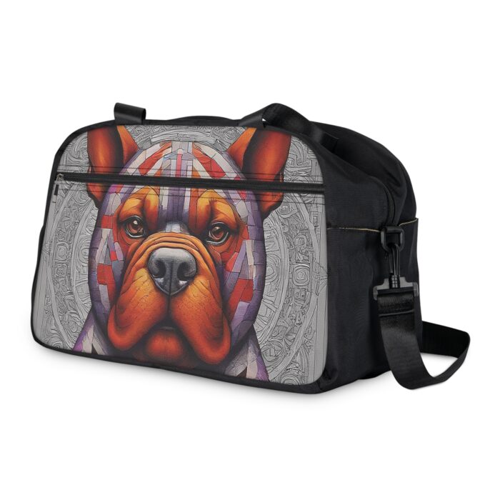 Stylish Fitness Handbag with Dog Design, Gym Tote, Workout Bag, Pet Lover's Bag, Eco-Friendly Gym Partner - Image 4