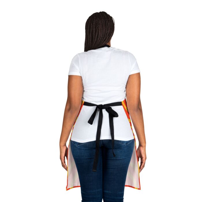 Artistic Eye Design Chef Apron with Black Straps - Unique Design for Cooking Enthusiasts - Image 6