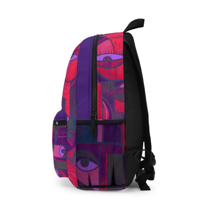 Cubism Abstract Eye Design Backpack - Image 3