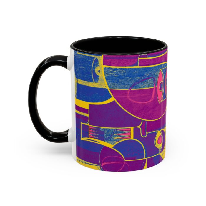 Vibrant Art Coffee Mug - Colorful Ceramic Cup for Home/Office, Unique Gift for Coffee Lovers, Art Enthusiasts, Birthdays, Holidays - Image 4