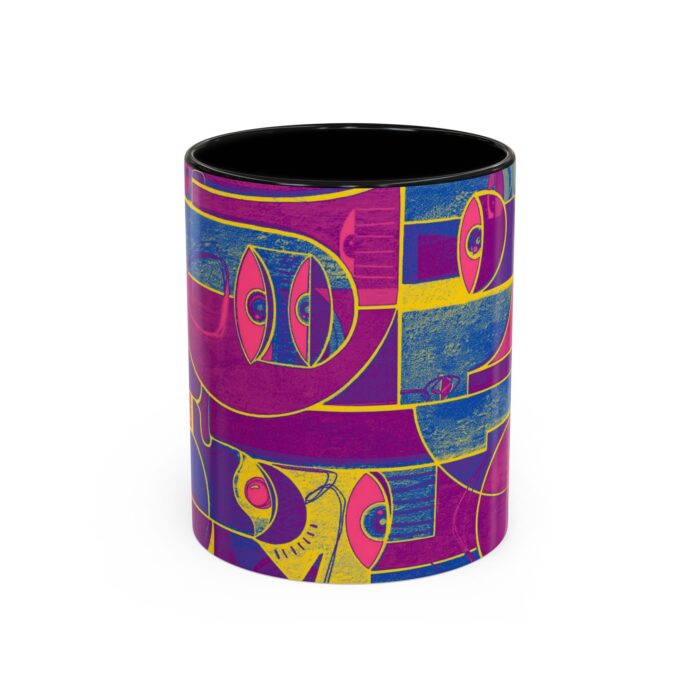 Vibrant Art Coffee Mug - Colorful Ceramic Cup for Home/Office, Unique Gift for Coffee Lovers, Art Enthusiasts, Birthdays, Holidays - Image 3