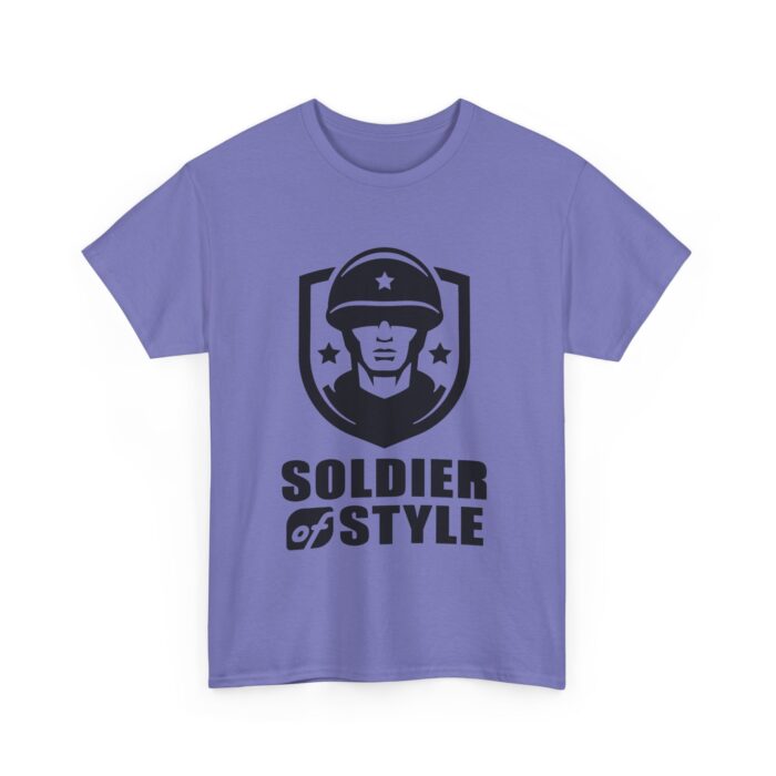Soldier of Style Unisex Heavy Cotton Tee | Casual Wear, Military Inspired Fashion, Gift for Veterans, Comfortable Everyday T-Shirt - Image 10