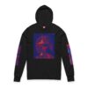 Artistic Unisex Hooded Long Sleeve Tee, Trendy Graphic Hoodie, Casual Streetwear, Unique Artwear, Perfect Gift for Art Lovers (White And Black) - Image 3