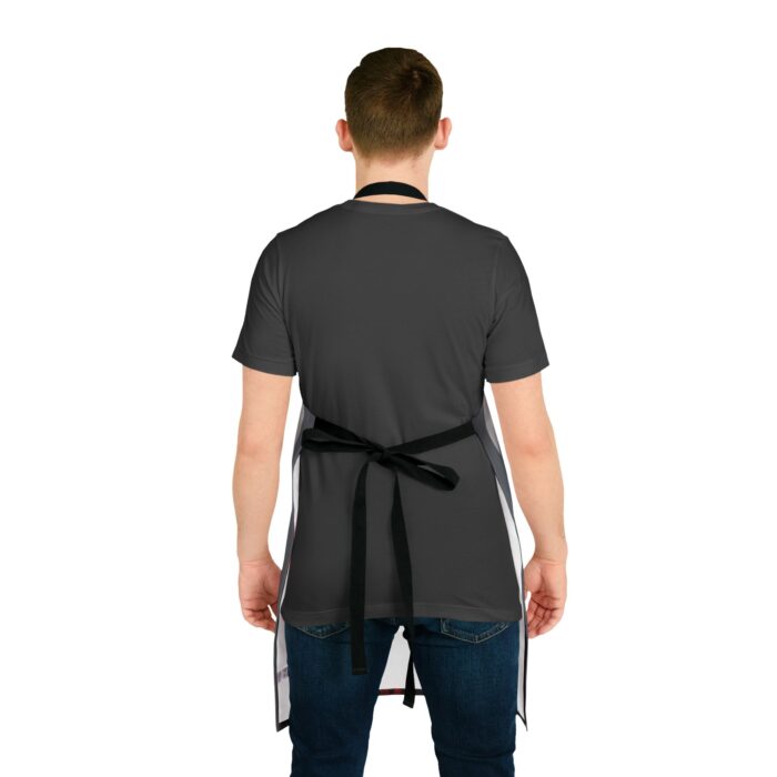 Artistic Chef Apron with Black Straps - Unique Design for Cooking Enthusiasts - Image 4
