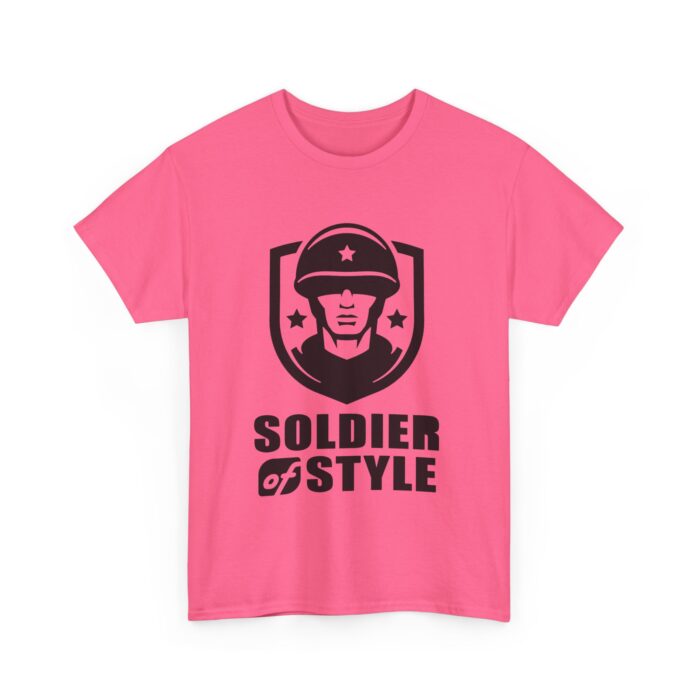 Soldier of Style Unisex Heavy Cotton Tee | Casual Wear, Military Inspired Fashion, Gift for Veterans, Comfortable Everyday T-Shirt - Image 12
