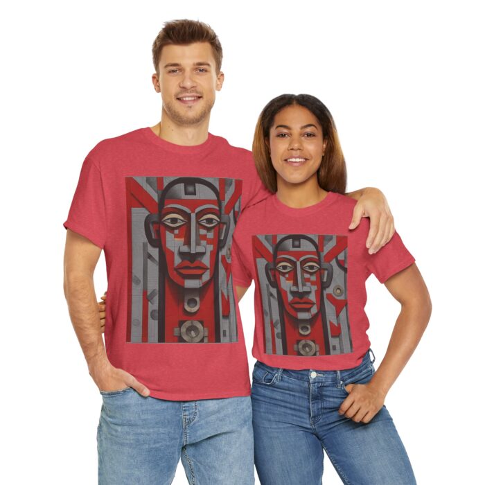 Artistic Unisex Heavy Cotton Tee - Graphic T-Shirt for Art Lovers, Gift for Him, Gift for Her, Casual Wear, Unique Design, Statement Piece - Image 17