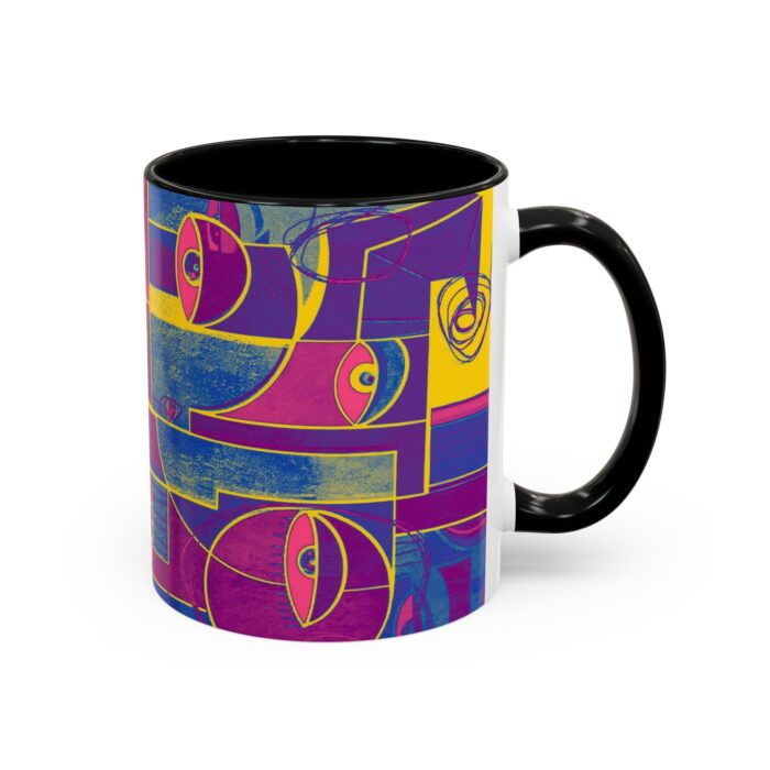 Vibrant Art Coffee Mug - Colorful Ceramic Cup for Home/Office, Unique Gift for Coffee Lovers, Art Enthusiasts, Birthdays, Holidays - Image 2