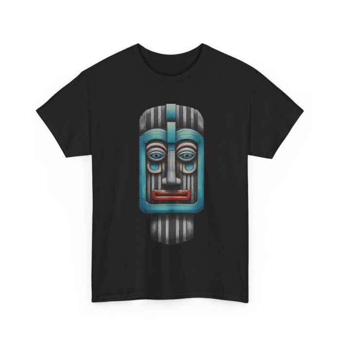 Tribal Art Unisex Heavy Cotton Tee, Ethnic Graphic Shirt, Bohemian Fashion, Gift for Him/Her, Festival Wear, Casual Streetwear - Image 8