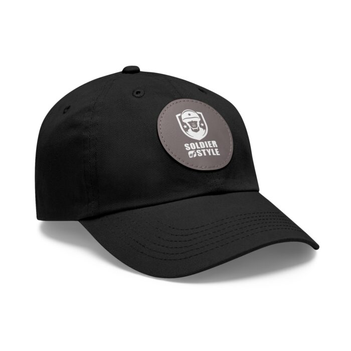 Stylish Dad Hat with Leather Patch, Trendy Baseball Cap, Casual Gift for Father's Day, Summer Accessory, Cool Everyday Wear - Image 9