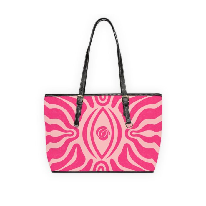 Stylish PU Leather Shoulder Bag with Floral Design, Trendy Tote, Gift for Her, Everyday Use, Fashionable Handbag, Summer Accessory - Image 4