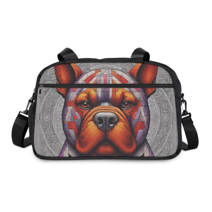 Stylish Fitness Handbag with Dog Design, Gym Tote, Workout Bag, Pet Lover's Bag, Eco-Friendly Gym Partner - Image 3