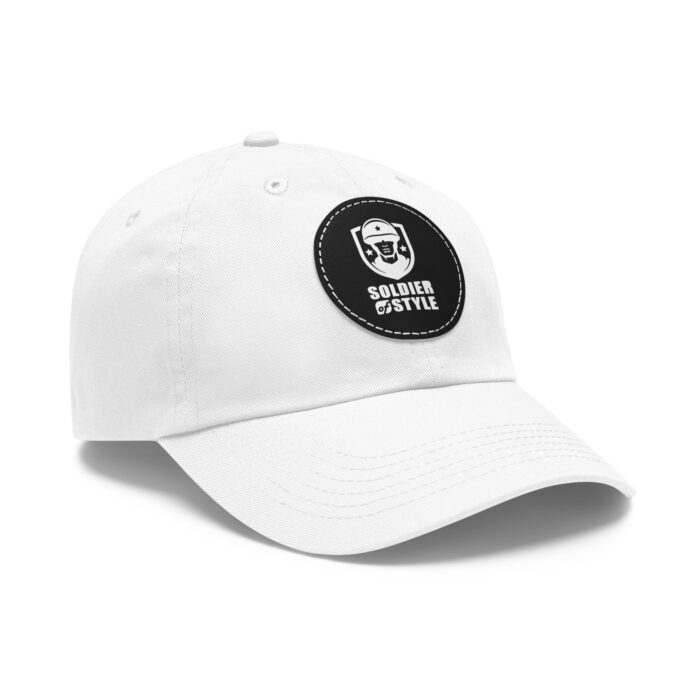 Stylish Dad Hat with Leather Patch, Trendy Baseball Cap, Casual Gift for Father's Day, Summer Accessory, Cool Everyday Wear - Image 7