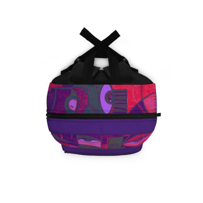 Cubism Abstract Eye Design Backpack - Image 4