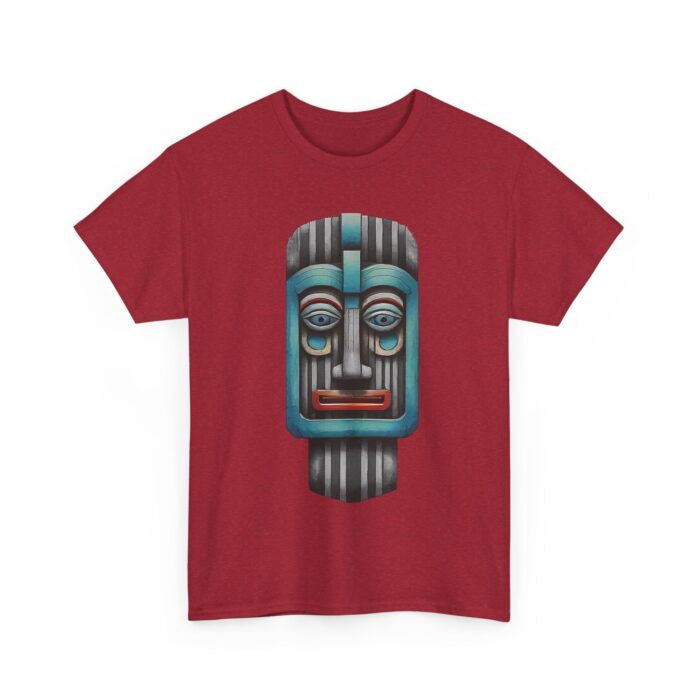 Tribal Art Unisex Heavy Cotton Tee, Ethnic Graphic Shirt, Bohemian Fashion, Gift for Him/Her, Festival Wear, Casual Streetwear - Image 16