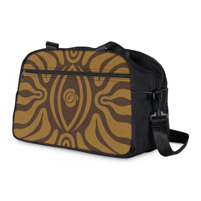 Stylish Fitness Handbag with Unique Tribal Design, Gym Bag, Workout Tote, Travel Organizer, Perfect Gift for Fitness Enthusiasts - Image 5
