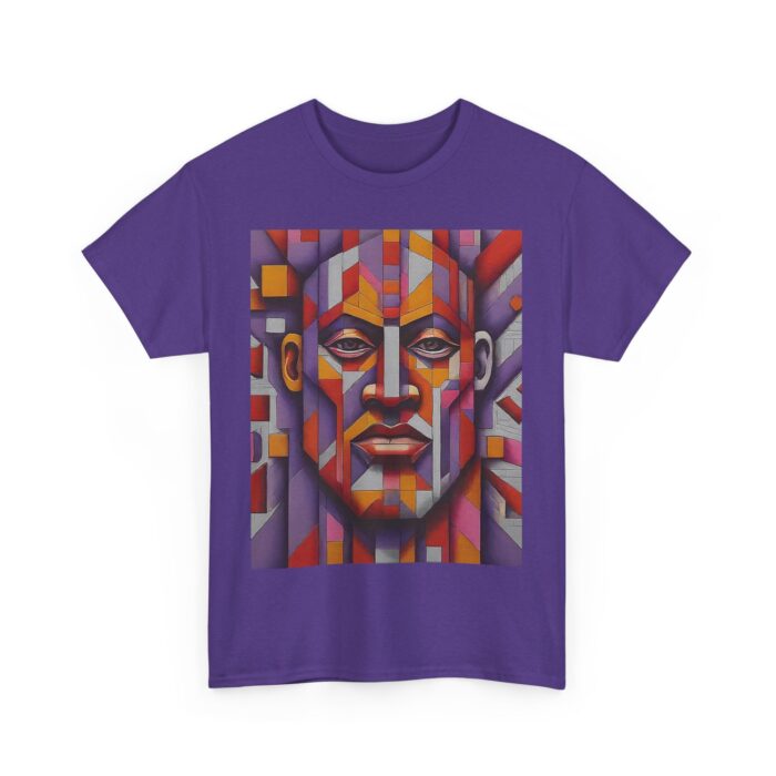 Colorful Abstract Art Tee - Unisex Heavy Cotton Shirt, Graphic Tee, Artistic Apparel, Casual Wear, Unique Gift for Art Lovers - Image 11