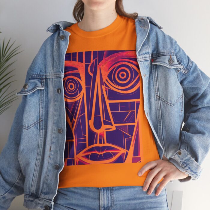 Abstract Face Unisex Tee, Casual Wear, Art Lover's Gift, Birthday Present, Graphic Tee, Home Decor - Image 7