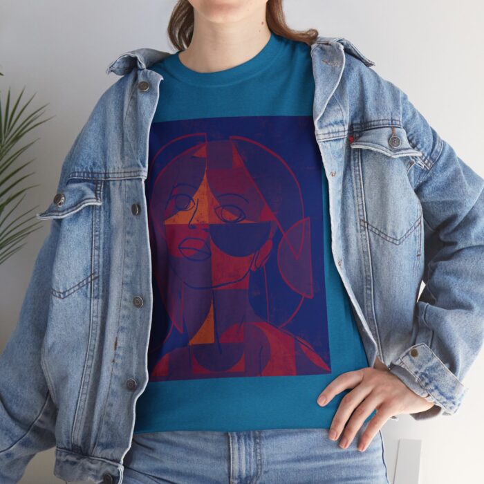 Artistic Unisex Heavy Cotton Tee - Stylish Statement Shirt for Art Lovers, Cool Graphic Tee, Gift for Him/Her, Casual Wear, Unique Design - Image 14