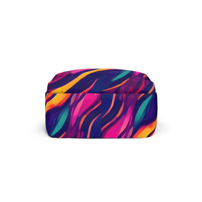 Vibrant Artistic Backpack, Colorful School Bag, Unisex Travel Pack, Trendy Backpack for Teens, Boho Style Backpack - Image 5