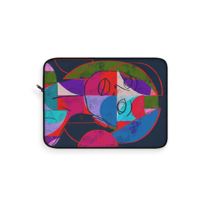 Colorful Abstract Laptop Sleeve, Artistic Sleeve for MacBook, Vibrant Laptop Bag, Unique Tech Accessory, Gift for Students & Creative Professionals - Image 4