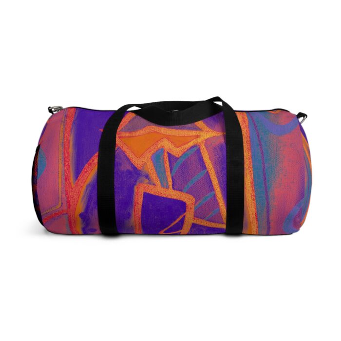 Colorful Art Duffel Bag - Stylish Gym Bag, Weekend Travel Tote, Unique Sports Luggage, Vibrant Workout Accessory, Eye-Catching Carryall - Image 9