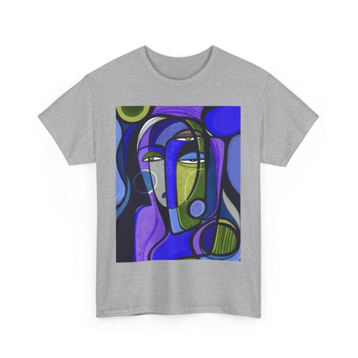 Artistic Unisex Cotton Tee - Unique Graphic Shirt, Casual Wear, Gift for Art Lovers, Trendy Summer Top, Birthday Present - Image 5