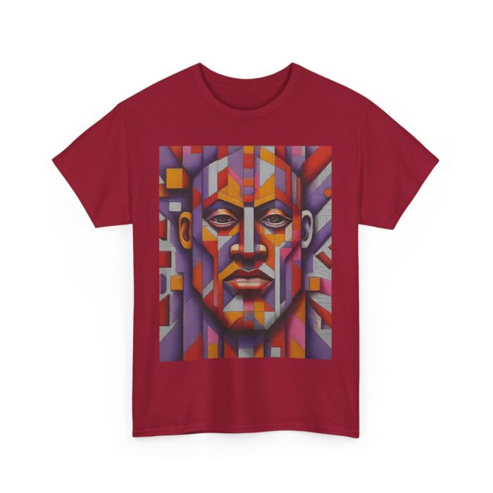 Colorful Abstract Art Tee - Unisex Heavy Cotton Shirt, Graphic Tee, Artistic Apparel, Casual Wear, Unique Gift for Art Lovers - Image 15