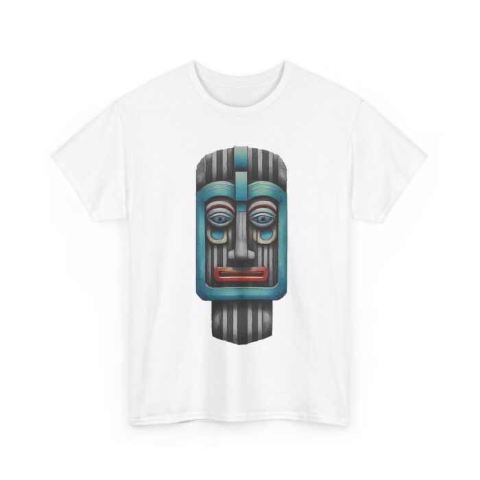 Tribal Art Unisex Heavy Cotton Tee, Ethnic Graphic Shirt, Bohemian Fashion, Gift for Him/Her, Festival Wear, Casual Streetwear - Image 5