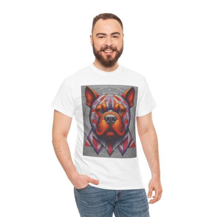 Colorful Dog Art Unisex Tee, Pet Lover Gift, Unique Animal Shirt, Animal Lover Apparel, Fun Graphic Tee - Image 5