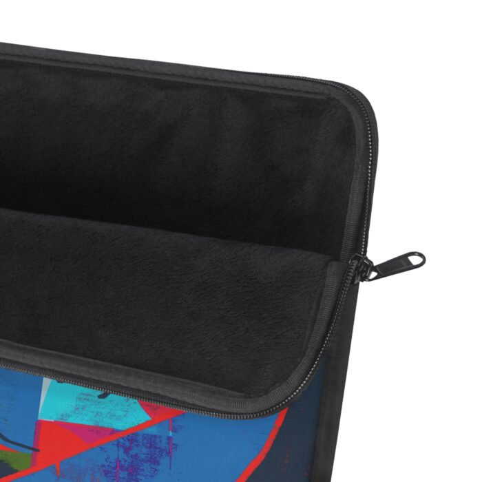 Colorful Abstract Laptop Sleeve, Artistic Sleeve for MacBook, Vibrant Laptop Bag, Unique Tech Accessory, Gift for Students & Creative Professionals - Image 3