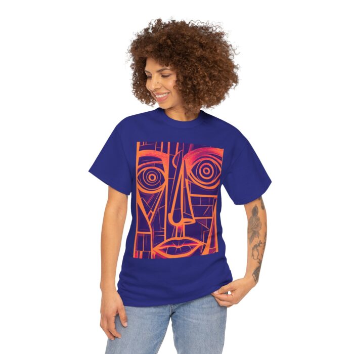 Abstract Face Unisex Tee, Casual Wear, Art Lover's Gift, Birthday Present, Graphic Tee, Home Decor - Image 12