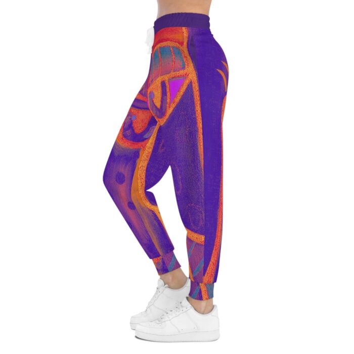 Stylish Unisex Athletic Joggers with Abstract Cubism Face Design for Active Lifestyle - Image 6