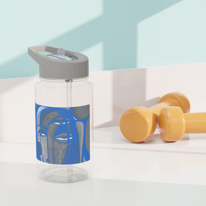 Stylish Tritan Water Bottle with Abstract Art Design | Eco-Friendly, Reusable, Hydration Essential, Fitness Gift, Unique Daily Use - Image 4