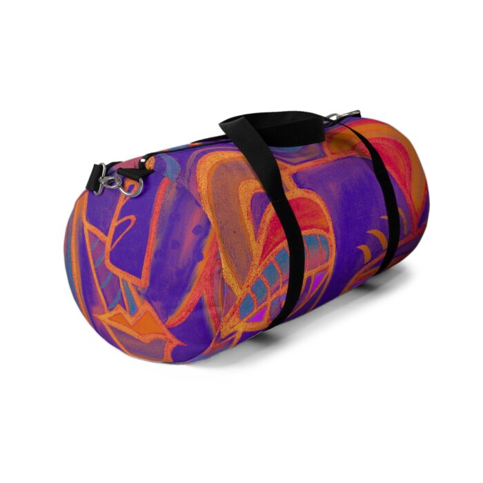 Colorful Art Duffel Bag - Stylish Gym Bag, Weekend Travel Tote, Unique Sports Luggage, Vibrant Workout Accessory, Eye-Catching Carryall - Image 7