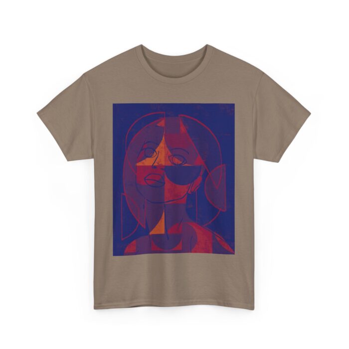 Artistic Unisex Heavy Cotton Tee - Stylish Statement Shirt for Art Lovers, Cool Graphic Tee, Gift for Him/Her, Casual Wear, Unique Design - Image 2