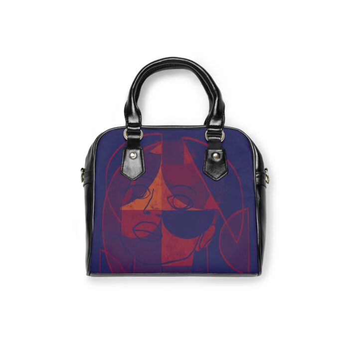 Stylish Abstract Shoulder Handbag, Fashion Tote, Art Purse, Trendy Handbag, Unique Carryall for Art Lovers - Image 3