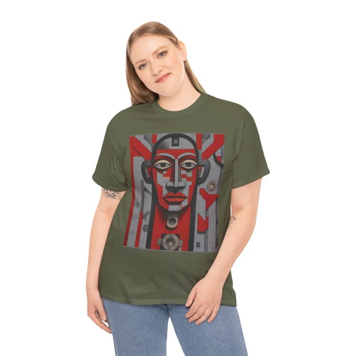 Artistic Unisex Heavy Cotton Tee - Graphic T-Shirt for Art Lovers, Gift for Him, Gift for Her, Casual Wear, Unique Design, Statement Piece - Image 9