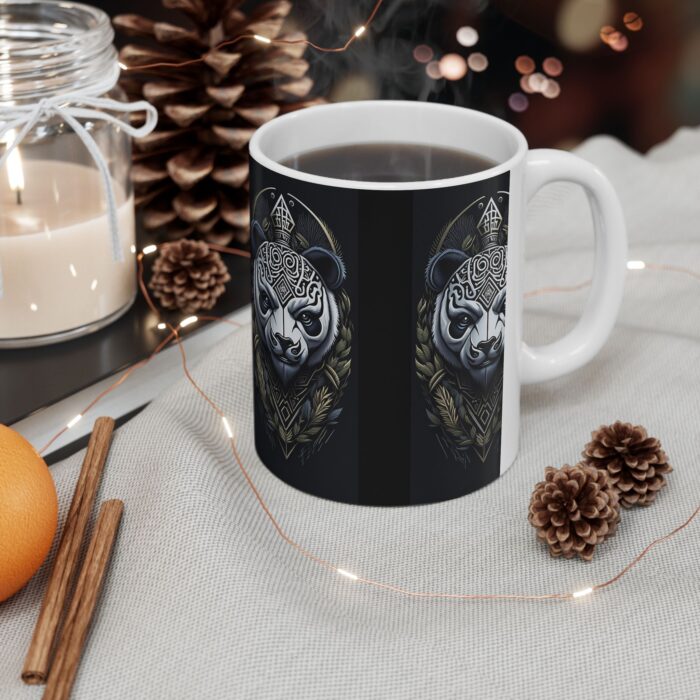 Artistic Panda Mug, Unique Ceramic Mug, Gift for Animal Lovers, Home Decor, Coffee Lover's Gift, Perfect for Birthdays, Relaxation - Image 6