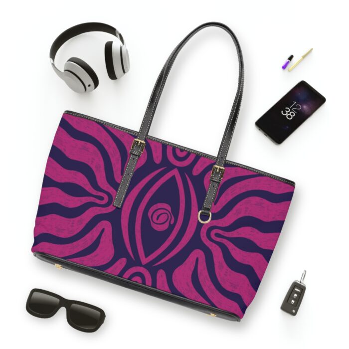 Bohemian PU Leather Shoulder Bag, Stylish Tote, Casual Purse, Vibrant Handbag, Gifts for Her, Trendy Everyday Bag - Image 2