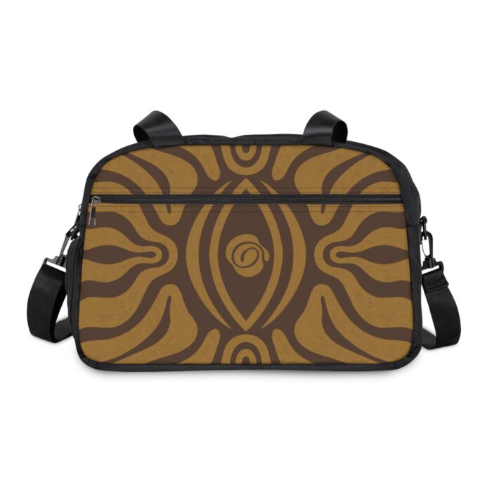 Stylish Fitness Handbag with Unique Tribal Design, Gym Bag, Workout Tote, Travel Organizer, Perfect Gift for Fitness Enthusiasts - Image 4