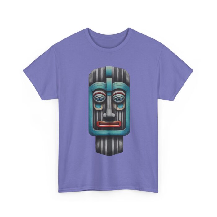 Tribal Art Unisex Heavy Cotton Tee, Ethnic Graphic Shirt, Bohemian Fashion, Gift for Him/Her, Festival Wear, Casual Streetwear - Image 14