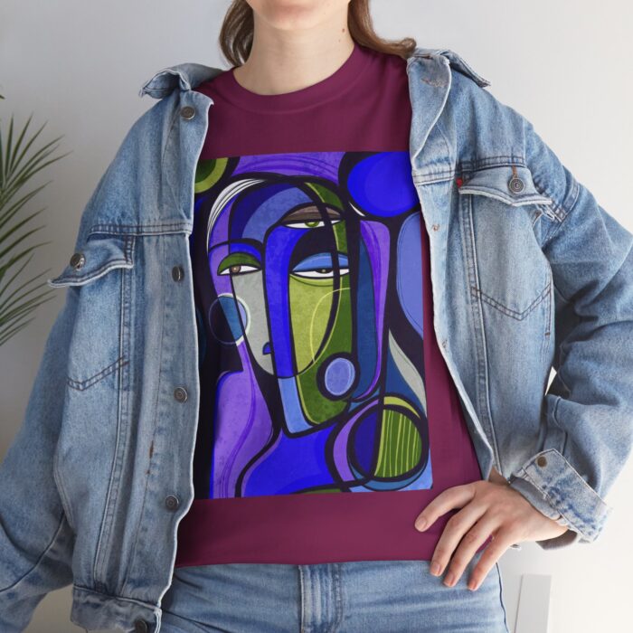 Artistic Unisex Cotton Tee - Unique Graphic Shirt, Casual Wear, Gift for Art Lovers, Trendy Summer Top, Birthday Present - Image 19