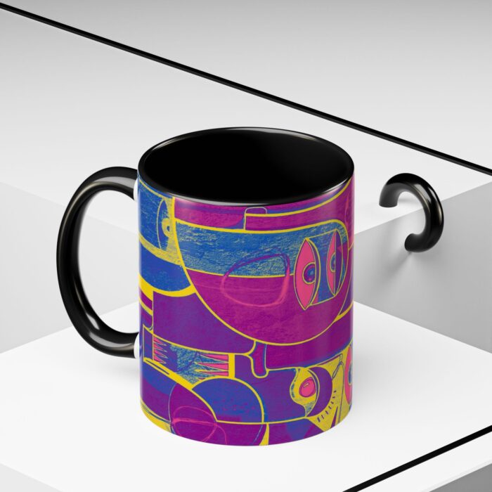 Vibrant Art Coffee Mug - Colorful Ceramic Cup for Home/Office, Unique Gift for Coffee Lovers, Art Enthusiasts, Birthdays, Holidays - Image 6