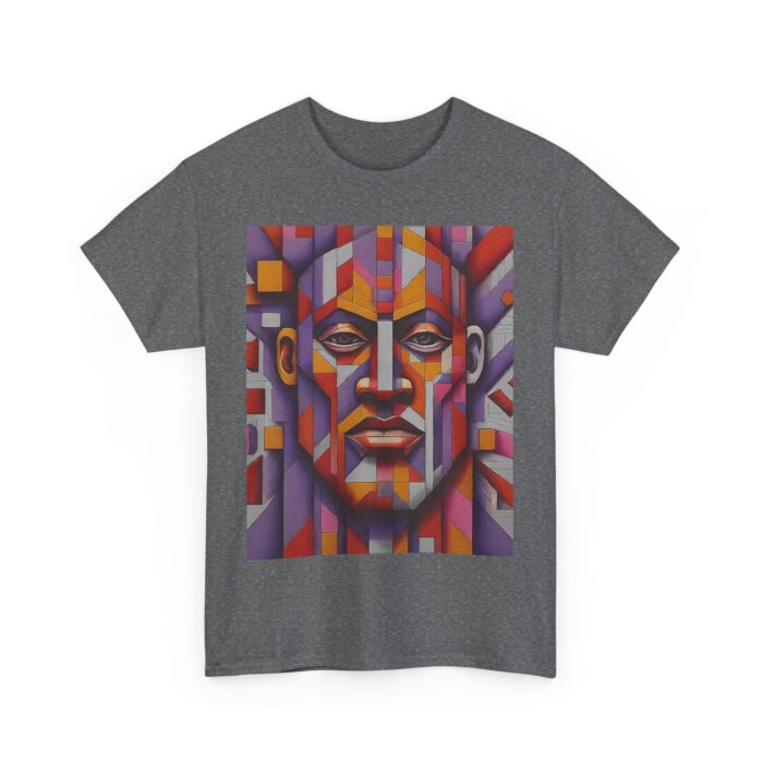 Colorful Abstract Art Tee - Unisex Heavy Cotton Shirt, Graphic Tee, Artistic Apparel, Casual Wear, Unique Gift for Art Lovers - Image 9