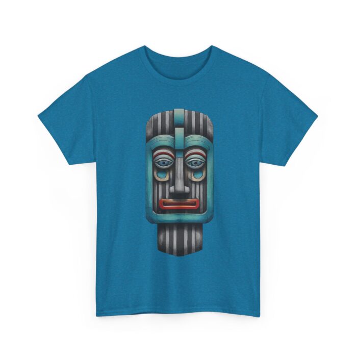 Tribal Art Unisex Heavy Cotton Tee, Ethnic Graphic Shirt, Bohemian Fashion, Gift for Him/Her, Festival Wear, Casual Streetwear - Image 12