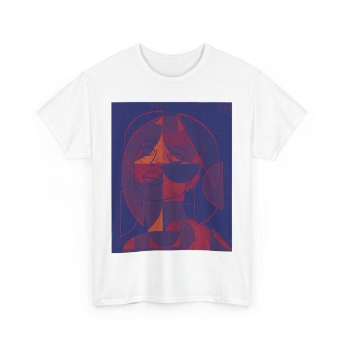 Artistic Unisex Heavy Cotton Tee - Stylish Statement Shirt for Art Lovers, Cool Graphic Tee, Gift for Him/Her, Casual Wear, Unique Design - Image 3